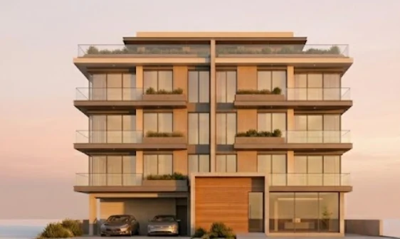 Modern Multi-Story Building exterior render